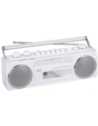 RADIO CASSETTE RR 501 BT PORTABLE RADIO RECORDER +USB+AW WHITE