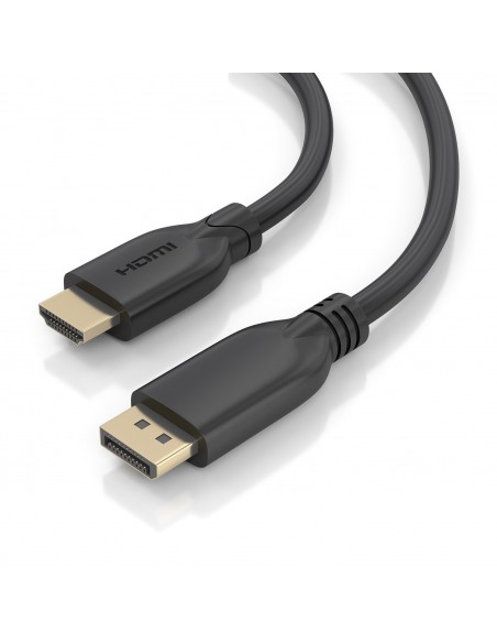 CABLE CONVERSOR AISENS DISPLAYPORT M A HDMI M 4K@60HZ NEGRO 5.0M