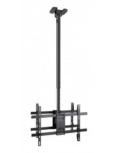 SOPORTE TECHO TOOQ 2 PANTALLAS 43-86" XL NEGRO