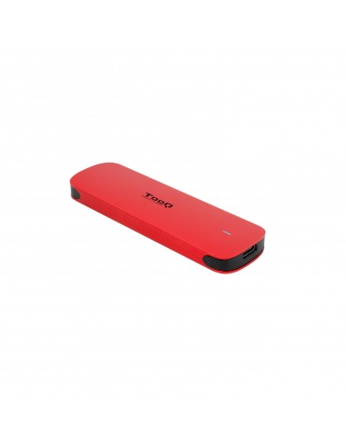 CAJA EXTERNA TOOQ M.2 NVMe USB3.1 GEN2 ALUMINIO ROJA