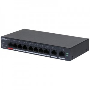 SWITCH CLOUD DAHUA DH-CS4010-8GT-110 GIGABIT SWITCH WITH 8-PORT POE