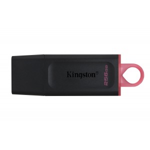 USB 3.2 KINGSTON 256 GB DATATRAVELER EXODIA NEGRO   ROJO