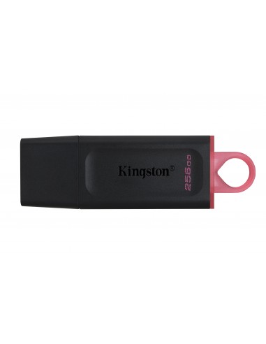 USB 3.2 KINGSTON 256 GB DATATRAVELER EXODIA NEGRO   ROJO