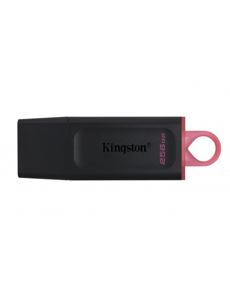 USB 3.2 KINGSTON 256 GB DATATRAVELER EXODIA NEGRO   ROJO