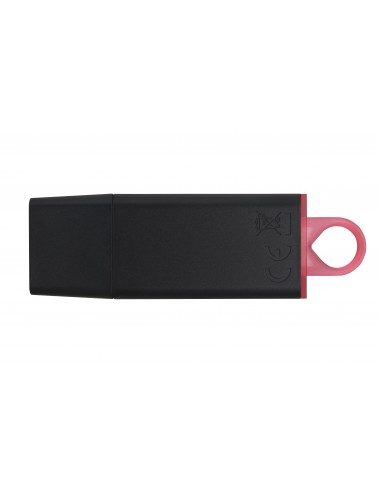 USB 3.2 KINGSTON 256 GB DATATRAVELER EXODIA NEGRO   ROJO