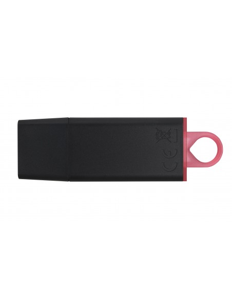 USB 3.2 KINGSTON 256 GB DATATRAVELER EXODIA NEGRO   ROJO