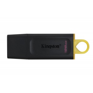 USB 3.2 KINGSTON 128 GB DATATRAVELER EXODIA NEGRO   DORADO