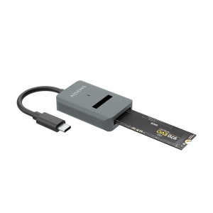 USB-C DOCK AISENS M.2 NGFF ASUC-M2D012-GR SATA NVME A USB3.1 GEN2 GRIS 2