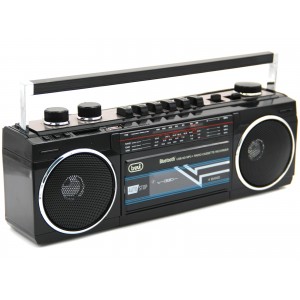 RADIO GRABADORA TREVI USB SD BLUETOOTH CASSETTE RR 501 BT NEGRO 2