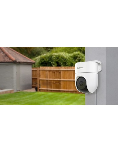 EZVIZ CAMARA VIGILANCIA H8C 4MP EXTERIOR VISION NOCTURNA COLOR 360 WIFI BLANCO