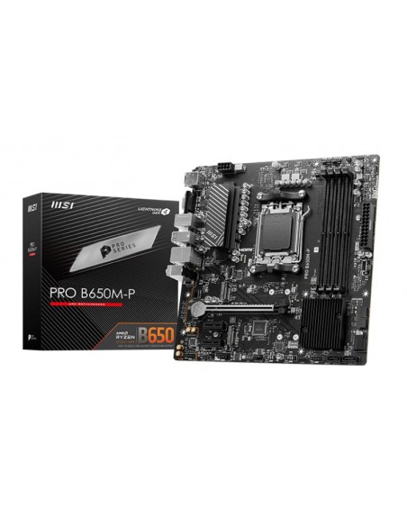 PLACA BASE MSI PRO B650M-P AM5 MATX 4XDDR5