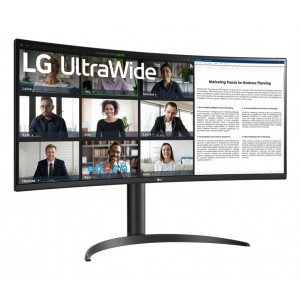 MONITOR LG 34" 34WR55QK-B HMDI X2 DO USB-C CURVO 2