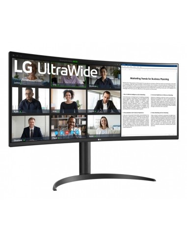 MONITOR LG 34" 34WR55QK-B HMDI X2  DO USB-C CURVO