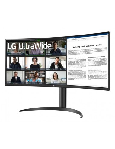 MONITOR LG 34" 34WR55QK-B HMDI X2  DO USB-C CURVO