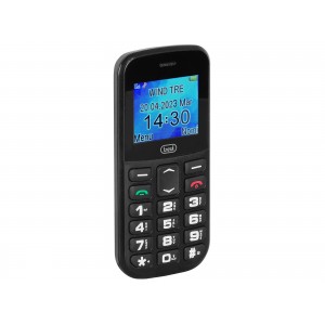 TELEFONO TREVI MAX 20 SENIOR PHONE BIG BUTTON FUNCION S.O.S. BLACK 2