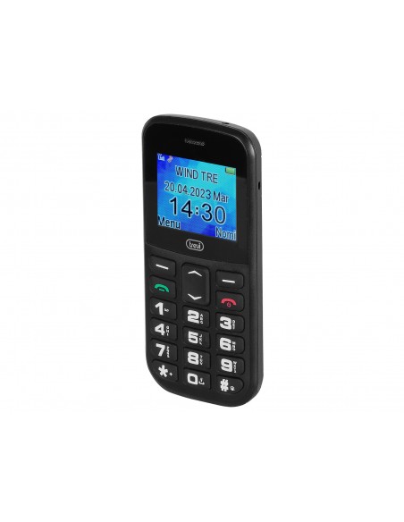 TELEFONO TREVI MAX 20 SENIOR PHONE BIG BUTTON FUNCION S.O.S. BLACK