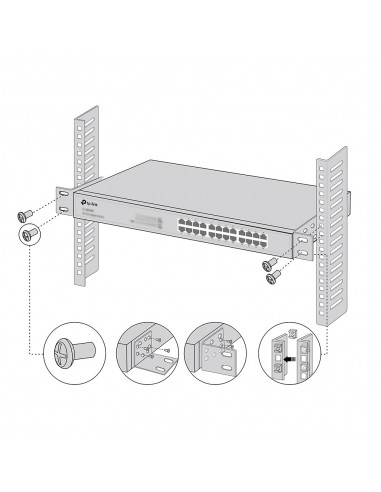 SWITCHES RACK MOUNT KIT TP-LINK 13-INCH SWITCHES RACK MOUNT KIT TP-LINK 13-INCH