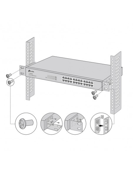SWITCHES RACK MOUNT KIT TP-LINK 13-INCH SWITCHES RACK MOUNT KIT TP-LINK 13-INCH