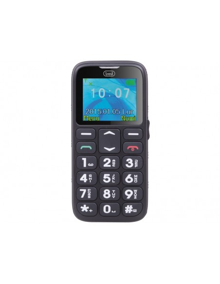 TELEFONO TREVI SICURO 10 SENIOR PHONE BIG BUTTONS FUNCION S.O.S. BLACK