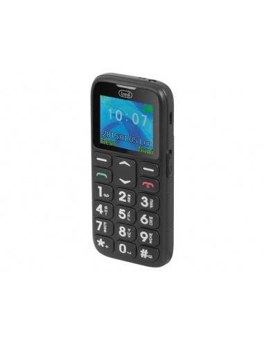 TELEFONO TREVI SICURO 10 SENIOR PHONE BIG BUTTONS FUNCION S.O.S. BLACK