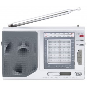 RADIO TREVI MB 728 PORTABLE MULTIBAND RADIO ESTILO RETRO SILVER
