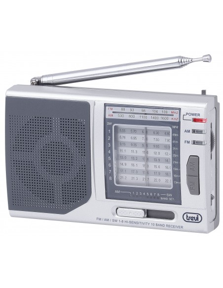 RADIO TREVI MB 728 PORTABLE MULTIBAND RADIO ESTILO RETRO SILVER