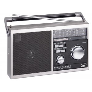 RADIO TREVI MB 749 W PORT. MULTIBANDA RADIO ESTILO RETRO AW USB METAL GRAY 2