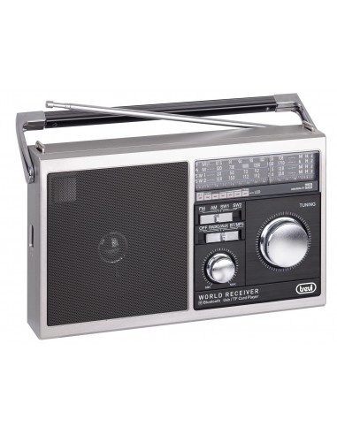RADIO TREVI MB 749 W PORT. MULTIBANDA RADIO ESTILO RETRO AW USB METAL GRAY