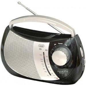 RADIO TREVI RA 764 PORTABLE AM FM RADIO BLACK