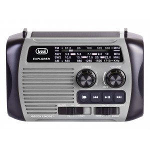 RADIO TREVI RA 7F30 BT EXPLORER RADIO CARGA SOLAR & DINAMO GRAY 2