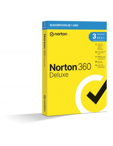 NORTON 360 DELUXE 25GB ES 1 USER 3 DEVICE 12MO GENERIC1 RSP MM GUM