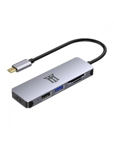 HUB MAILLON PREMIUM TIPO C 3.1 TO HDMI 4K ALUMINIO 5.1