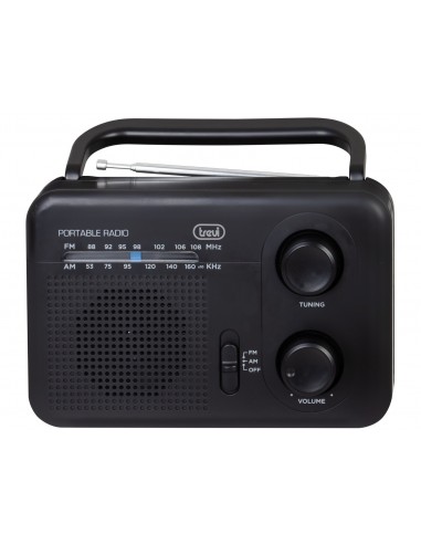 RADIO TREVI RA 7F64 PORTABLE AM FM RADIO BLACK