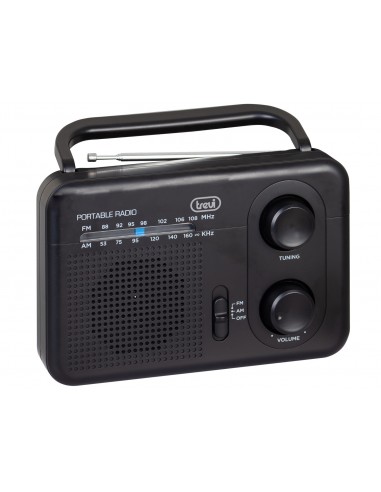 RADIO TREVI RA 7F64 PORTABLE AM FM RADIO BLACK