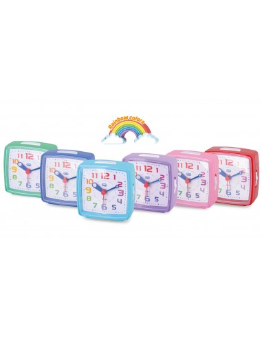 RELOJ DESPERTADOR NIÑOS TREVI SL 3047 RAINBOW ALARM MIX COLOR RELOJ DESPERTADOR NIÑOS TREVI SL 3047 RAINBOW ALARM MIX COLOR