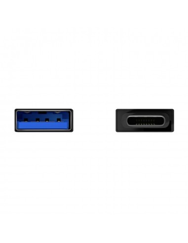 MINI ADAPTADOR AISENS ALUMINIO USB 3.2 GEN1 3A USB-C M-A H NEGRO