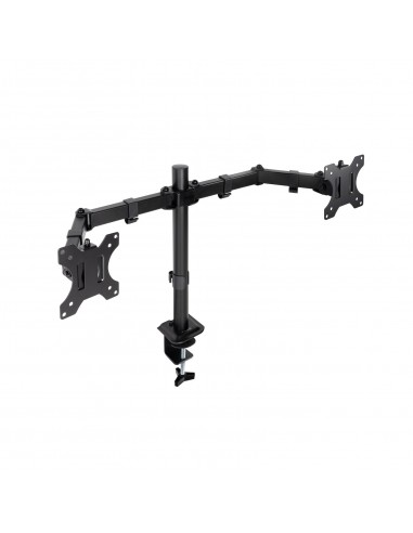 SOPORTE TOOQ MESA GIRA INCLI 2 BRAZOS 17-27" NEGRO