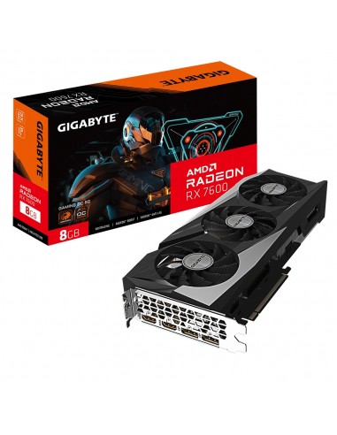 TARJETA GRAFICA GIGABYTE RX 7600 GAMING OC 8GB DDR6