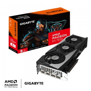 TARJETA GRAFICA GIGABYTE RX 7600 GAMING OC 8GB DDR6 2