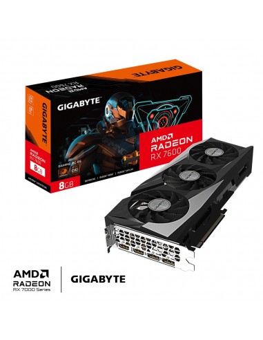 TARJETA GRAFICA GIGABYTE RX 7600 GAMING OC 8GB DDR6