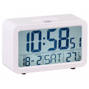 RELOJ DESPERTADOR TREVI SLD 3P60 DIGITAL ALARM CLOCK WHITE 2