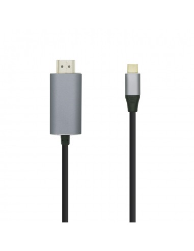 CABLE CONVERSOR AISENS USB-C M A HDMI M 4K60HZ 0.8M NEGRO