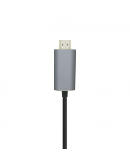 CABLE CONVERSOR AISENS USB-C M A HDMI M 4K60HZ 0.8M NEGRO