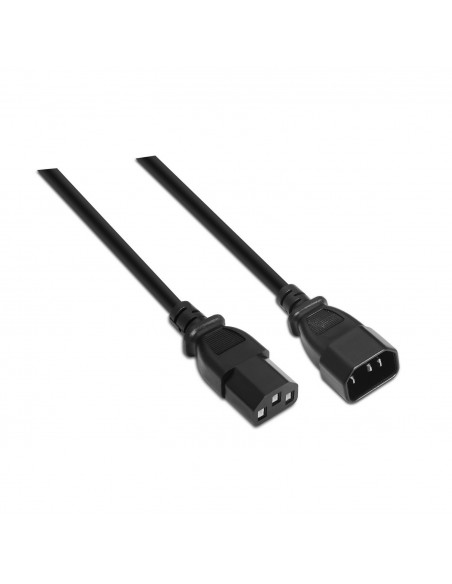 CABLE ALIMENTACION AISENS CPU C13 H-C14 M NEGRO 1,5mts
