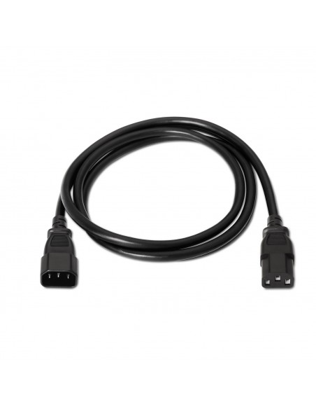CABLE ALIMENTACION AISENS CPU C13 H-C14 M NEGRO 1,5mts