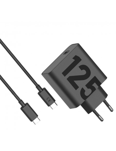 CARGADOR DE PARED MOTOROLA 125W GANFAST 1XUSB-C + CABLE