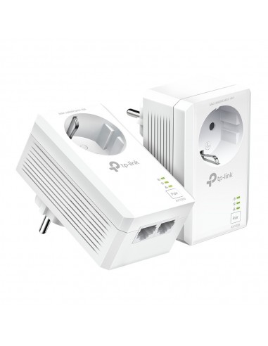 POWERLINE TP-LINK AV1000 KIT 2 UDS 2 PTOS GIGA CON ENCHUFE