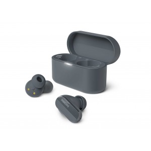 AURICULARES DE BOTON PHILIPS TAT3508BK 00 BT NOISE CANCELLING IPX4 NEGRO