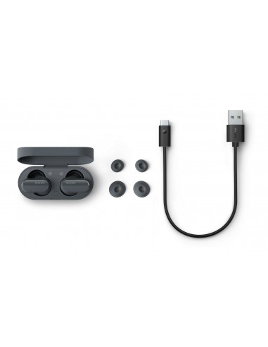 AURICULARES DE BOTON PHILIPS TAT3508BK 00 BT NOISE CANCELLING IPX4 NEGRO