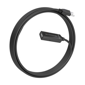 CABLE AISENS USB 2.0 PROLONGADOR AMPLIFICADOR A M-A H NEGRO 5.0M 2
